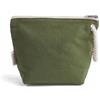 pubblienne Set 10 Pochette Uomo/Donna Personalizzata con Foto, Logo o Scritta - Elegante Borsello a Mano Unisex in Cotone Personalizzabile con Manico in Corda - 24x18x8 cm (Verde Scuro, Set da 10)