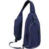 Waterfly Zaino Monospalla Uomo Donna: Borsa a Tracolla Sling Ultraleggera, Tracolla Regolabile, Design Compatto e Stiloso Per Escursionismo, Viaggi e Uso Quotidiano