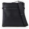 Armani Exchange Logo Zipper, Double Pocket Flat Crossbody, Nero - nero, Einheitsgröße