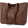 SENDEFN Borsa Tote Donna, Grande Capacità Borse Shopper con Cerniera e Tasca Interna, Borsetta Donna Impermeabile per Shopping Viaggi Lavoro Ufficio