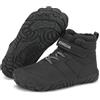 Mishansha Stivali Neve Bambino Barefoot Invernali Scarpe | Scarponcini da Neve Ragazzi Ragazze，Stivaletti Inverno con Imbottitura，Chill II，Caldo，Comode，Antiscivolo，Leggere