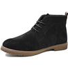 Evoga Polacchini Scarpe Uomo Scamosciate Invernali Casual (Nero, Numeric_41)