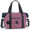 Kipling Art S - Borse a mano Donna, Multicolour (Sugar Stripe Bl), 44x27x0.1 cm (W x H x L)