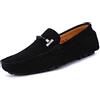 Xinghuanhua Scarpe da Guida comode Mocassino Scarpe in Pelle Morbida Pantofole Penny Scarpe alla Moda Antiscivolo Scarpe da Guida Casual Piatto