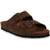 BIOLINE, 420 NABUCCO, Ciabatte Pelle Moda Casual Unisex (Testa di Moro, Sistema Taglie Calzature EU, Adulto, Numero, Media, 40)