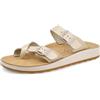 Fly Flot Ciabatta Donna in Pelle, Tripla Fascia Fibbie Regolabili, Sottopiede in Pelle