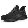 TQGOLD Scarpe Antinfortunistiche Scarpe da Ginnastica Unisex | Leggere Antiscivolo Scarpe Protettive Industriali con Punta in Acciaio | adatte per Cantiere Officina Magazzino