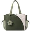 LOVEVOOK Borsa Donna Grande, Borsa Università Borsa da Lavoro, Borse porta PC 15.6 Pollici Tote Bag Tracolla per Ufficio Scuola