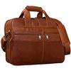 STILORD Alexander Borsa da lavoro in pelle uomo donna Grande borsa porta documenti e PC Ventiquattrore da ufficio Cartella per la scuola borsa a tracolla Colore:cognac-marrone