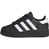 adidas Originals - Sneakers Superstar XLG J in Pelle, Nero (4)