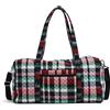 Vera Bradley Borsa da trucco in cotone trio da donna, Ribbons Plaid - Cotone Riciclato, Einheitsgröße