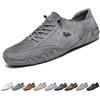 LOVEWLVNCL Scarpe Unisex comode da Escursione a Piedi Nudi, Scarpe Slip on Beck Casual Scarpe da Passeggio Leggere e Antiscivolo Traspiranti for Mocassini da Guida e pendolarismo(Color:Grigio,Size:47 EU)
