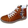 Xmiral Stivaletti Stivali Sneakers Donna Calda Taglie Forti Scarpe Basse Casual con Zeppa Stivali Corti alla Caviglia