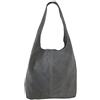 Freyday BT02 - Borsa da donna, in pelle scamosciata, borsetta a tracolla dall'effetto metallizzato
