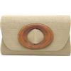 CORIOS Borsetta da Sera in Paglia da Donna Intrecciata Clutch Bag Pochette Piccolo con Catena Borsa Sposa Elegante Lussuoso Borsa a Spalla a Tracolla per Cerimonia Cocktail Ballo Festa Oro