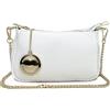 Chicca Borse Borsetta da donna in pelle, borsa a tracolla clutch
