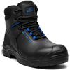 BWOLF PANZER HI S7S Scarpe antinfortunistiche impermeabili S7S | Puntale composito, protezione anti-perforazione in Kevlar, suola in poliuretano antiscivolo, Nero , 40 EU