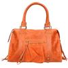 Gave Lux Borsa a Spalla Donna Vera Pelle Scamosciata Stampata