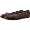 VBDB Tabi ballerine da donna eleganti scarpe casual con punta divisa e larghe scarpe giapponesi leggere
