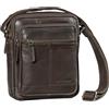 STILORD Lorenzo Piccola Borsa a Tracolla Uomo Pelle Crossbody e Messenger Bag da Uomo Borsa da Spalla Elegante per Tablet 8 Pollici e Oggetti Quotidiani Colore:maraska - marrone