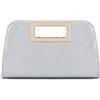 VASCHY SAC Clutch, Clutch Donna Elegante Pochette Donna Pelle Pochette da Borsa Elegante Borsa Tracolla Donna Moda Piccolo Borsetta Donna Pochette e Clutch Matrimonio Argento