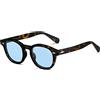 SHEEN KELLY Polarizzata Occhiali da sole Rotonde Retrò Uomo Donna | Vintage Ultraleggero Montatura Ovale TR90 Lenti Colorate UV400 Unisex 80s 90s Sunglasses