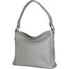 AMBRA Moda GL35 - Borsa a mano, borsa a spalla, borsa a tracolla donna in vera pelle vacchetta grana