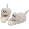 BEQUAH Pantofole in cotone Pantofole per gatti Donne Uomini Inverno Home Slides Kawaii Scarpe da pavimento Pantofole pelose Ragazza Bianco Mules Divertenti Pantofole