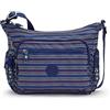 Kipling Gabbie S - Borsa a tracolla da donna, taglia unica, Blu (Stampa geometrica blu.), One Size
