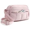 bagsmart Puffer - Borsa a tracolla da donna, piccola, con protezione RFID | Borsa leggera e piccola con tracolla morbida regolabile, per viaggi, vita quotidiana, sport