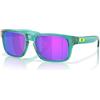 Oakley Oj9014 Occhiali da Sole Rettangolari Holbrook XXS, Trasparente Arctic Surf/Prizm Violet, 50 mm
