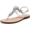 QUEEN HELENA Infradito con Strass Sandali Gioiello Donna Y7003