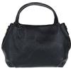 Girly Handbags Borsa a mano da donna in vera pelle, Nero , Medium