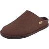 HAFLINGER Pantofole Unisex Adulto Flair Soft 311010, Numero:45 EU, Colore:Marrone
