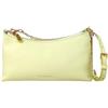 Coccinelle Pelle borsa a tracolla Aura Mini Bag Grained Leather Lime Wash giallo chiaro