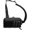 TACTICAL_GEEK Cache L3 EDC - Borsa a tracolla leggera regolabile per uomo e donna, ideale per viaggio, scuola e escursionismo, T60 bianco e nero a quadretti