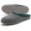 Pantoffelmann Pantofole in Feltro con bordura | Taglie 36-51 | Pantofole Traspiranti e comode con Suola in Gomma Spessa | Antiscivolo per Donna e Uomo