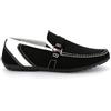 Uomo design - Mocassino Uomo perforato - Vincent II, Nero , 43 EU