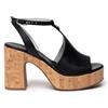 Nero Giardini E307670D Sandali Donna in Pelle - Nero 39 EU