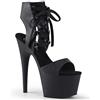 Pleaser Sandali aperti da donna Adore-700-14, Nero Blk Faux Leather Blk Matte, 41 EU