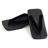 Black Sugar - Ciabatte da uomo in legno, con tacco alto, 3,5 cm, per travestimento da Cosplay, taglie M (37/39) L (40/41) XL (42/44) Nero L