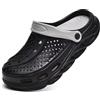 GULAKY Zoccoli & Pantolette Uomo Scarpe da Giardino Scarpe Ortopediche Sandali Donna Estate Pantofole, nero/grigio, 40/41 EU