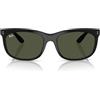 Ray-Ban Occhiali da sole unisex Rb2389 Balorette, nero/verde, 57 mm, Nero/Verde, 57 mm