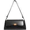 Farcauo Borsa a tracolla vintage da donna, trac schultergurt golabile, piccola borsa a tracolla in pelle PU, pochette nera