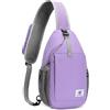 SKYSPER Zaino Monospalla per Uomini e Donne, Borsa a Tracolla Sling Backpack Crossbody Antiscippo per Viaggi e Sport