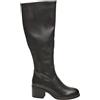 BATA Stivali Alti da Donna con Tacco Midi Elegante e Comodo | Tacco midi 5 cm, materiale sintetico resistente, fodera in tessuto, suola antiscivolo, comfort invernale