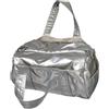 HINAYOSAN Borsa a tracolla coreana per le donne borsa alla moda semplice secchio nylon crossbody shopping messenger coreano crossbody per le donne borsa a tracolla alla moda secchiello, Argento, One Size