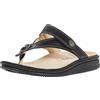 Finn Comfort, Infradito donna Nero schwarz nappa / seda 18.5