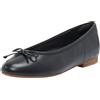 Clarks Fawna Lily, Ballerine Donna, Pelle Nera, 37.5 EU
