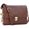 Catwalk Collection Handbags - Borsa a Tracolla in Pelle - Messenger Bag Media - Borsa a Mano Donna Formato A5 - Diana